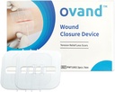 2 Pcs חירום Laceration Closures, Butterfly Bandaids Wound Closure, תיקון Laceration ללא Sew, Quickt, Emergency Wound Closures התקן (PU)