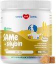 אותו הדבר עבור כלבים - 90 צ'יפס רך - S-Adenosyl-L-Methionine, Liver תוסף - Brain Health, מקדם תמיכה קוגניטיבית, תמיכה Liver (Same & Silybin Soft Chews)