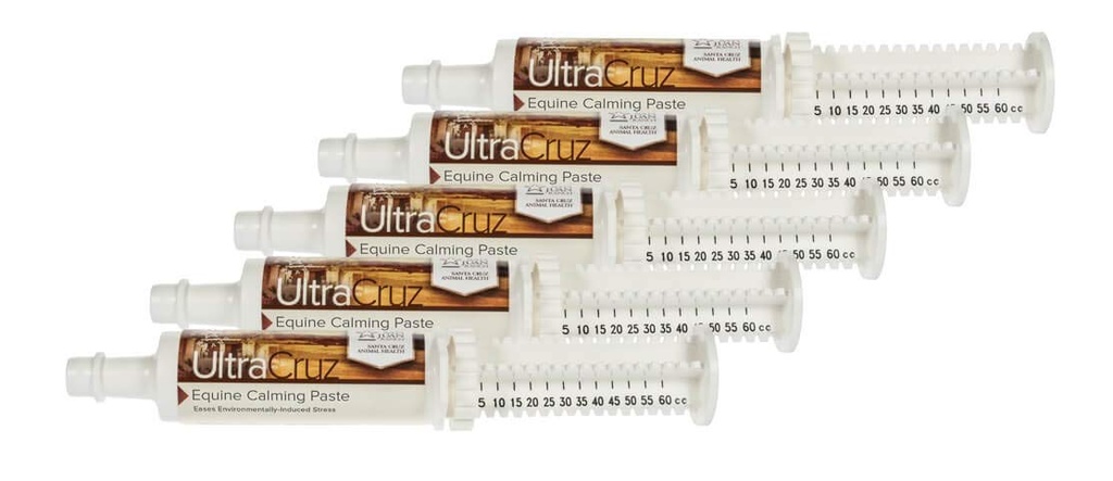 UltraCruz-sc 516023 Equine Calming תוספת עבור סוסים, 6 X 60 מ"ל, Paste