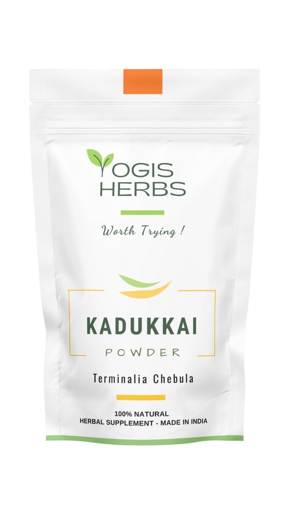 YOGIS HerBS קדיקוקאי אבקה (Transinalia Chebula / Haritaki) 1 Lb Fresh & Pure 1 פאונד (Pack of 1)