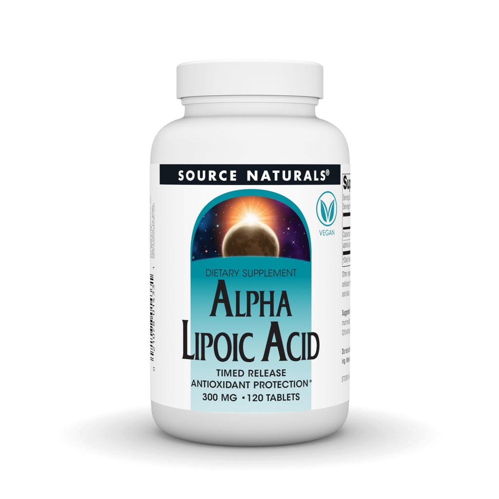מקור Naturals Alpha Lipoic Acid, Time משוחררים Antioxidant Protection
