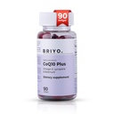 Briyo CoQ10 100 מ"ג תוספת עם אומגה 3 EPA DHA, Lycopene ו Selenium - לבריאות הלב, תמיכה באנרגיה, הגנה מפני חמצון, הזדקנות בריאה - פעם דיילי Softgels, הרוזן 90