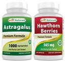 Best Naturals Astaxanthin 12 מ"ג והותורן ברי 565 מ"ג