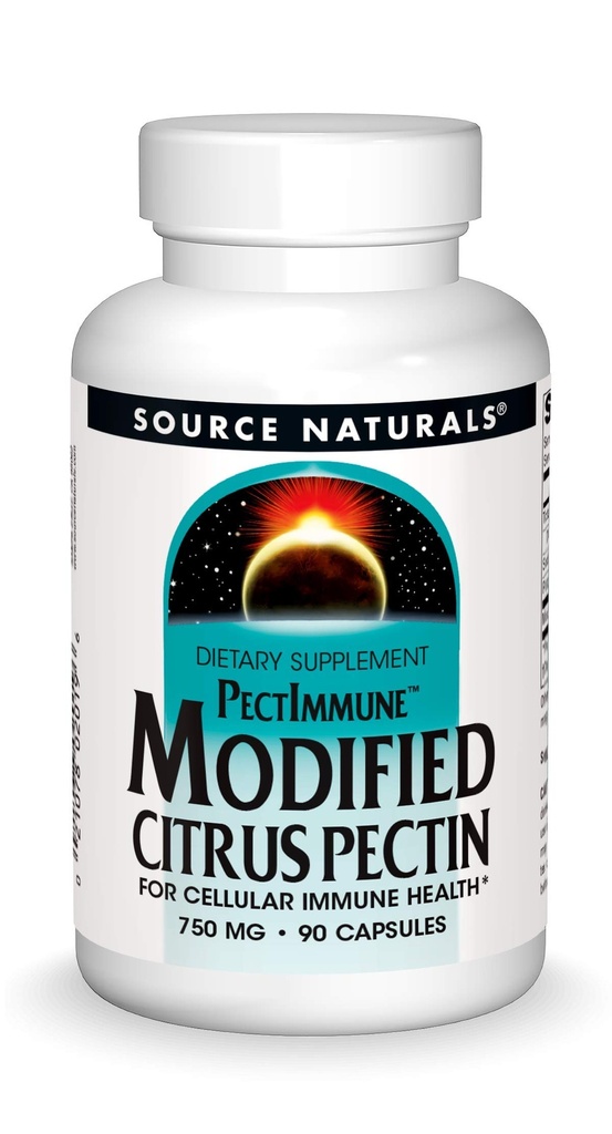 מקור טבעי PectImmune, Modified Citrus Pectin, For cell Immune Health *, 750 מ"ג - 90 קפסולות