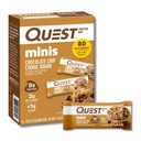 Quest Nutrition Mini Chip Cookie Dough חלבונים Bars, 8g חלבון, 1g Sugar, 2g Net Carbs, Gluten Free, 14 Count