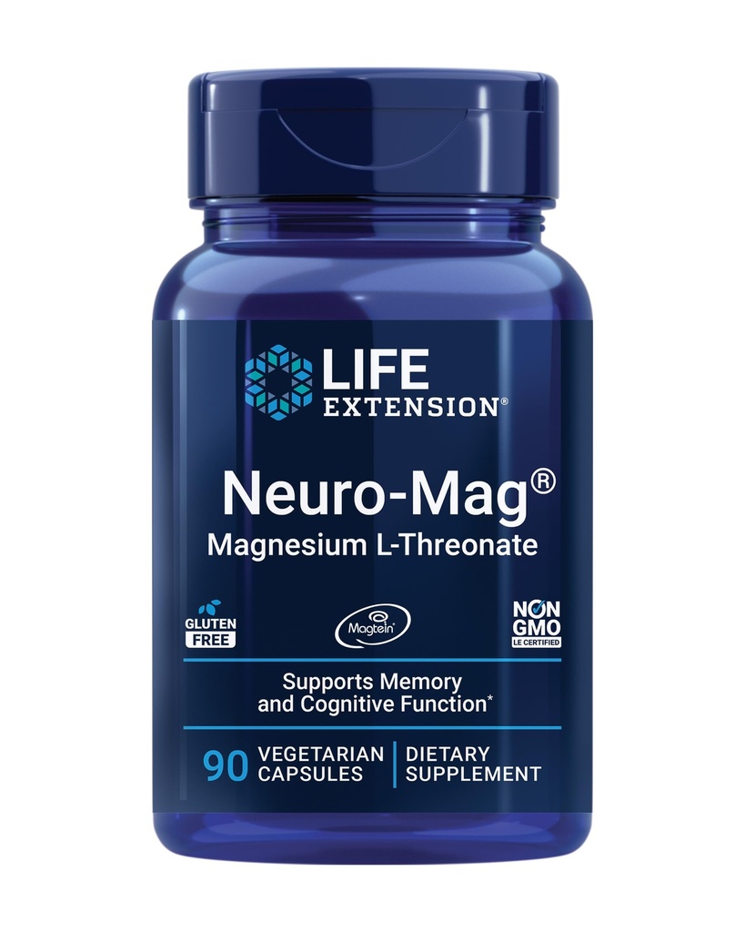 Life Extension Same 400mg & Neuro-mag Magnesium L-threonate Supplements for Joint, Liver, Brain Health, Memory & Attention, Non-GMO, Gluten Free, 60 & 90 Count