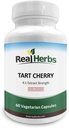 הצלעות האמיתיות Tart Cherry 4:1 לחלץ 1000 מ"ג - 60 קפסולות צמחוניות