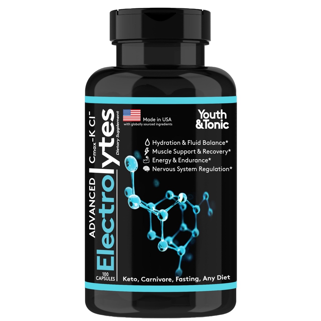 גלולת תוספת אלקטרונית מלאה גלולות גבוה Absorption | Cmax Potassium Chloride Magnesium Sodium Calcium Zinc | Boost Endurance השרירים Recovery Mental Focus | Salt Electrolytes Tablets