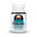 מקור Naturals Manganese, Amino Acid Chelate - תמיכה בייצור אנרגיה - 250 טבליות