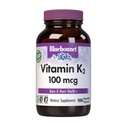 Bluebonnet Nutrition ויטמין K2 תוסף 100 mcg Daily Vit K2 MK7 בריאות לב ושומן עבור נשים וגברים * - טבעוני, לא-GMO, חינם חלב, Gluten-Free ויטמין K - 100 קפסולות ירקות