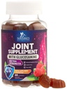 תמיכה משותפת חניכיים Glucosamine Plus ויטמין E - תוסף התמיכה המשותף של הטבע עבור Occasional Discomfort עבור Back, Knees & Hands - Cartilage & Joint Health & Flexibility תמיכה - 60 מסטיקנים