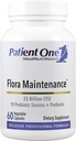 מטופל אחד פלורה תחזוקה | תוספת פרוביוטית ל- Aid Balanced Intestinal Flor * | 25 מיליארד CFU, 10 Probiotic Strains, Prebiotic | 60 קפסולות