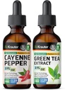 BIO KRAUTER Cayennecture 2 Fl. Oz. & Green Tea Tincture 2 Fl. Oz.