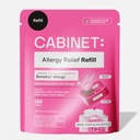 הקבינט: Diphenhydramine 25 מ"ג Allergy Relief Antihistamine טבליות עבור אלרגיות, Hay Fever, ו Runny Nose, 120 טבליות (Refill Pouch)