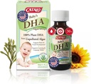 CATALO Baby's Algae DHA טיפות - אומגה 3 מבוססת צמחי לתינוקות - No Fish Oil, No artificial Additives - Easy-to-Use נוזל DHAs - 30 מ"ל (1 floz)