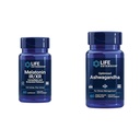 Life Extension Melatonin IR/XR & Optimized Ashwagandha - Sleep, Stress Relief, Focus, Memory - 60 קפסולות