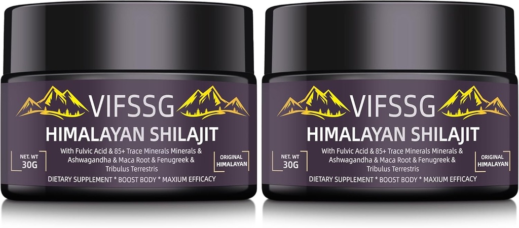 700 תוסף Mg Shilajit, אורגני טבעי Shilajit Resin תוספת, Shilajit ההימלאיה אורגני, זהב כיתה טבע Shilajit עם 4 1 מורכב עבור תמיכה אנרגיה, 60 גרמים, 2Pack