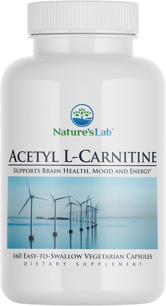המעבדה של הטבע Acetyl L-Carnitine 2,000 מ"ג - 160 קפסולות