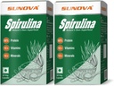 קפסולות Spirulina - Nature's Own Superfood and Nutritional Supplement,Spirulina for Full Body Support - 60 קפסולות (Pack of 2)