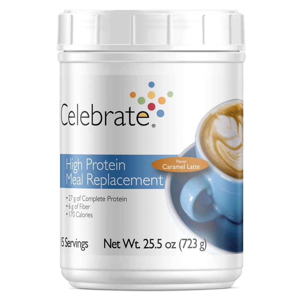 חוגגים ויטמינים גבוהים חלבונים Meal Shake, 27 אבקת חלבון g, 6 גרם של סיבים, עבור פוסט-ארי ניתוח חולים, קארמל לאט, 15 מנות