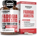 Fadogia Agrestis 1500 מ"ג + BioPerine® עבור תוסף גבוה Absorption עם טונגקאט עלי - הגדלת Stamina, Lean שריר צמיחה & Recovery, Boosts Drive 3rd Party Tested 120 קפסולות