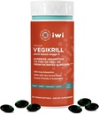 iwi Life Vegikrill אומגה 3, 30 Softgels (30 משרתים), טבעוני, מבוסס צמחי Algae אומגה 3 עם Astaxanthin, Whole-Body תומך Dietary, קריל ושמן דגים אלטרנטיבי, ללא דגים לאחר מכן.