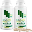 Bacticure Probiotic 120 קפסולות | Probiotics תוסף W/High CFU פורמולה לגברים ונשים | Prebiotics & Digestive Enzymes for Digest & Gut Health, Vaginal Health, קולקציה, Immune Support