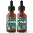 Liposomal Glutathione, pre Absorption, נוזל Glutathione תוסף, Powerful Antioxidant, Liver Detox, Immune Enhancer, Soy-Free, non-GMO, טבעוני וגלוטן פרי, 4.oz, 1500 מ"ג, 1500 מ"ג, Immune Enhancer, Soy-Free, non-GMO, טבעוני וגלוטן פרי, 4.