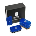 High-end Beard Brush "Master" Set. The "ULTIMATE BRUSH" הוא סט מברשת של 3in-1. כולל: מראה, תא אחסון, שתי צלעות, ושתי צחצוכיות. חתיכות חד פעמיות להפוך יחידה מותאמת אישית.