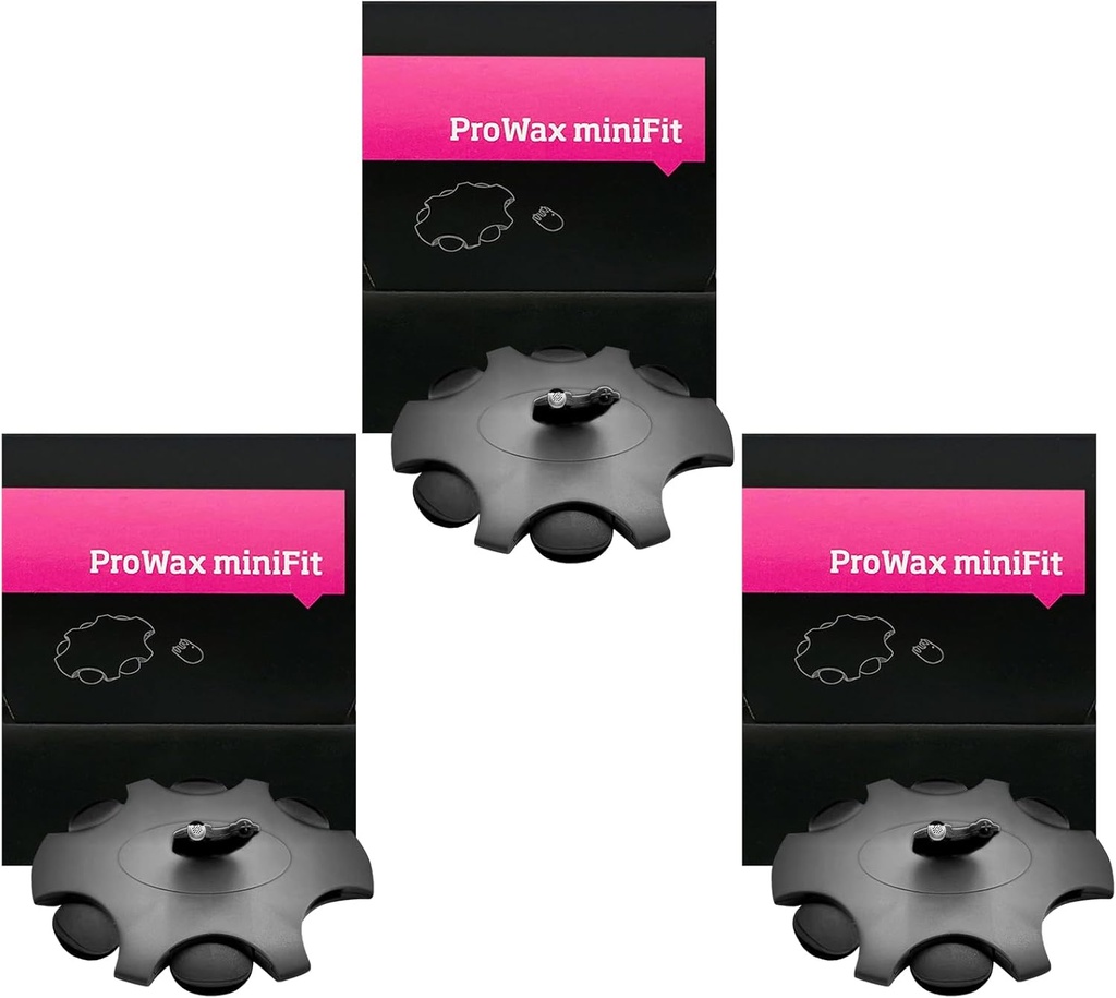 18 Pcs) מיניפיט Prowax משמר מסננים עבור מכשירי שמיעה Oticon, Oticon Minifit Hearings החלפת Parts Supplies ניקוי אביזרים Kit (3 Packs)