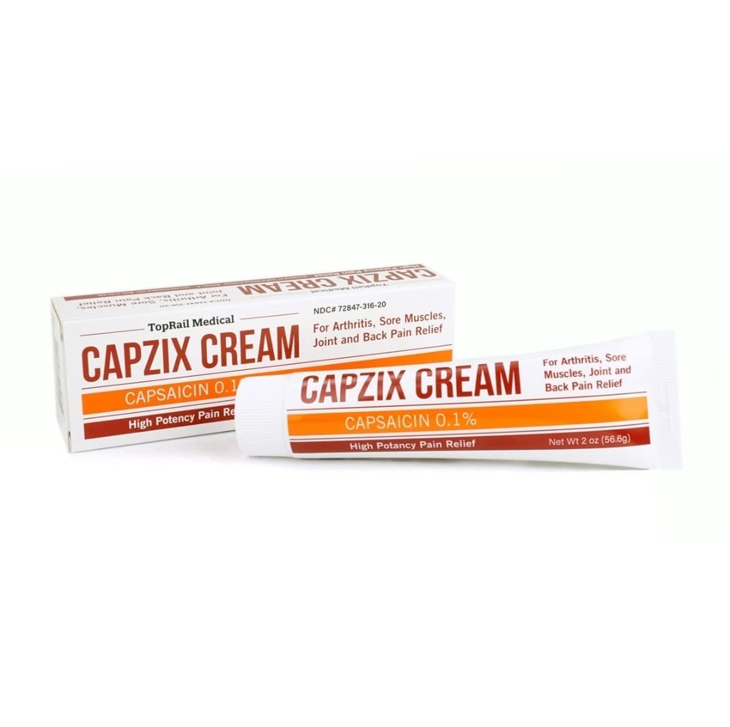 כאב הקלה 2Z Capsaicin .1% עוצמה גבוהה / כוח מקסימלי