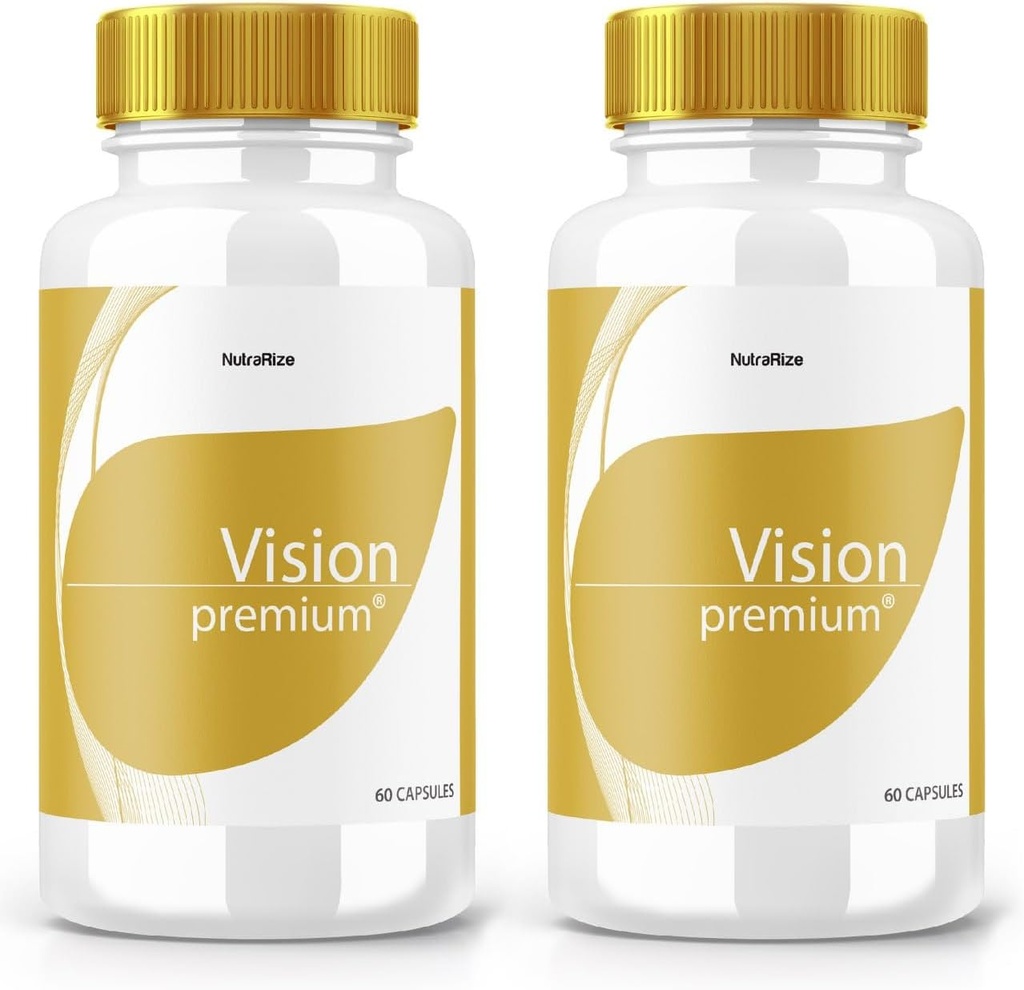 (2 Pack) Vision Premium, Premium Eye Support Supplement, Vision Premium כדי לשפר את הריכוז והתמקד, Vision Premium All-Natural Pills for Healthy Eyes, VisionPremium Reviews (120 קפסולות)