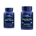 Life Extension Advanced Milk Thistle 120 Softgels ו- Two-Per-Day High Potency Multi-Vitamin & מינרלים 120 טבליות Bundle