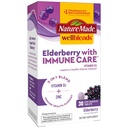 הטבע עשה Wellblends Elderberry עם ImmuneCare, ויטמין D3 ו- Zinc, עם Elderberry Flavor, 30 טבליות לדיסקלוט מהיר