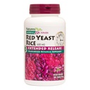 NaturesPlus Herbal Actives Red Yeast Rice, Extended Release - 600 מ"ג, 60 טבליות טבעוניות - תוסף צמחי - תמיכה כולסטרול - Vegetarian, Gluten-Free - 60 משרתים