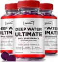 NutraRize (3 Pack) Deep Water Ultimate Male Gummies - רשמי Deep Water Male Essentials, Premium Deepwater Ultimate Gummies לגברים, Deep Water Ultimate Male Gummy, Performance Review (180 מסטיקים)