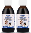 Tummy Calm Dr. Kids's Gas Relief & Upset Stomach Support, Alternative Gas טיפות עבור תינוקות וילדים, בטוח & Gentle אוראלי פתרון, סיוע טבעי, 5 Fl Oz (Pack של 2)