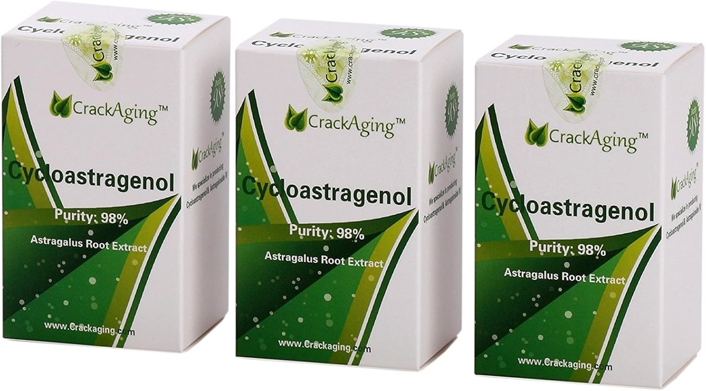 Super-Absorption Cycloastragenol 98% Tomere | תוסף ה-DNA וה-Immune Support (10 מ"ג/Cap, 30caps/Bottle, 90 caps in 3 Bottles)