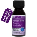 דה לה קרוז Gentian Violet - Violeta de Genciana 1% עזרה ראשונה Antiseptic עבור חתכים, גרוטאות ושרוף, 1 FL OZ