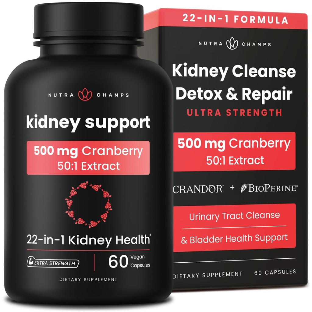 Kidney ניקוי Detox | 22-in-1 Kidney Support Supplement