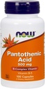 Now Foods Pantothenic Acid 500 מ"ג, 100 קפסולות (Pack of 2)
