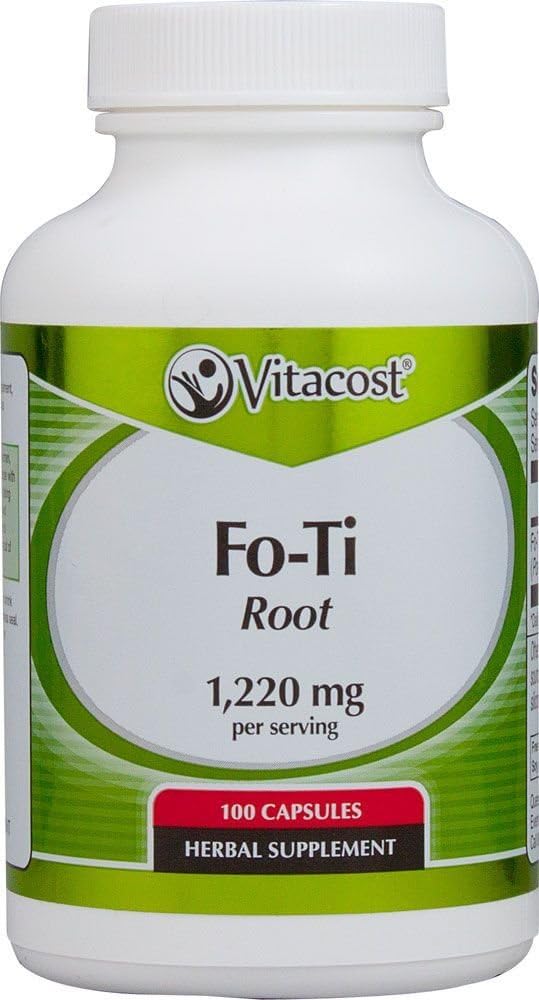 Vitacost Fo-Ti Root - 1,220 מ"ג לשרת - 100 קפסולות