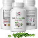תוספי אנטי-חמצן - GARLIC ו- PARSLEY ODORLESS FORMULA - תוספי שום ותוספים parsley, תוספי פרילי, תוספי שום ריח, parsley - 1B 100 Softgels
