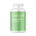 חוגגים ויטמינים Calcium Plus - 600 מ"ג Calcium Citrate, 600 IU ויטמין D3 ו 50 מ"ג מגנזיום עבור פוסט Bariatric Surgery - Gluten-Free & Sugar-Free - 180 טבליות שאינן ניתנות לזיהוי