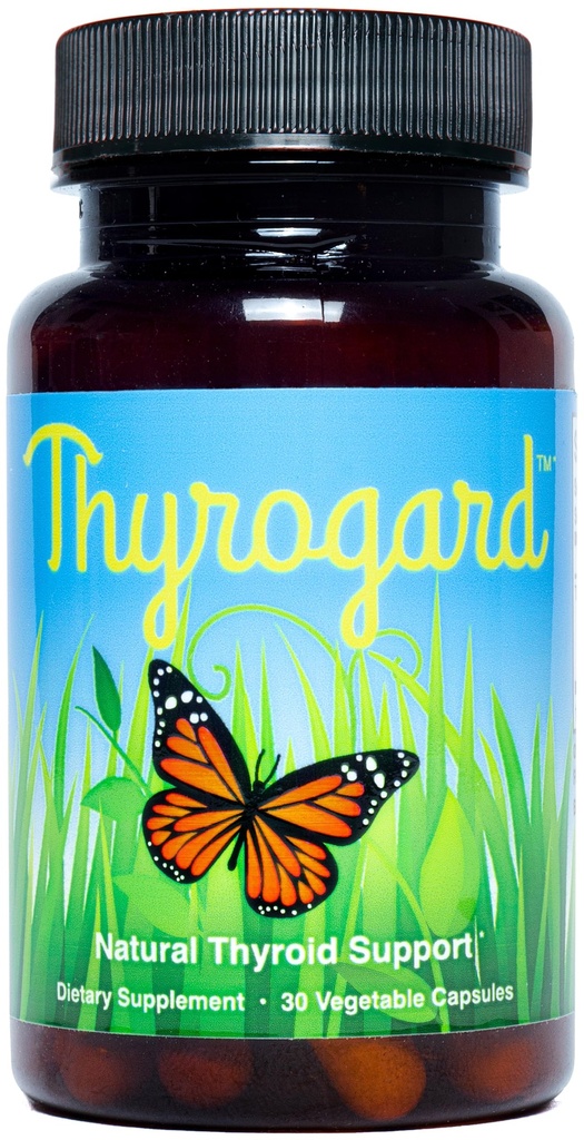תוסף תמיכה טבעי Thyroid - Non-GMO, טבעוני, Gluten-Free