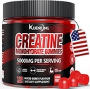 Creatine Monohydrate Gummies for Men & Women, Sugar Free Vegan Creatinemies 5g עבור כוח שרירים, אנרגיה Boost, Pre Workout תוספים, Boost Focus & Endurance ( Count)- ברי מעורב
