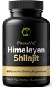 Shilajit Capsules High Strength Purified Primavie Shilajit Harvested at 10,000 Feet from the Himalayan Mountains Rich in Fulvic Acid & Trace Minerals 3rd Party Tested 100% Natural Made in the USA (60)