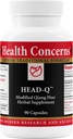דאגות בריאותיות של Head-Q - Herbal Supplement for Tension & Sinus Headache Support - Chiang Huo Chinese Herbal Formula with Magnolia, Chaste Tree, Turmeric - תמיכה ב- 90 קפסולות