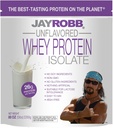 Jay Robb Whey Isolate אבקת חלבון, Low Carb, Keto, Vegetarian, Gluten Free, Lactose חינם, No Sugar הוסיף, No Fat, No Soy, Nothing A מלאכותי, non-GMO, Best-Tasting (5 פאונד, Unflavored)
