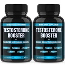 Dr. Emy's (2 Pack טסטוסטרון Booster-Tongkat Ali Fadogia Agrestis Nitric Oxide Ashwagandha תוספת לגברים עם L Arginine Citrulline Fenugreek - Turkesterone Pre Workout Pump (120 קפסולות)